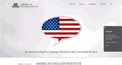 Desktop Screenshot of americanenglishinstitute.org